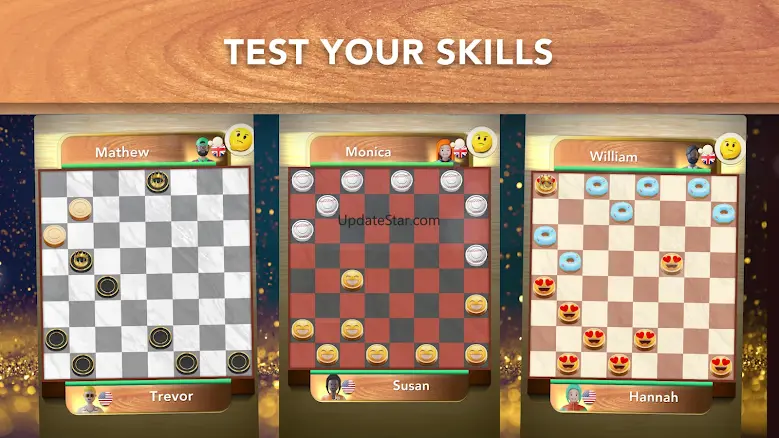 Checkers Online & Offline Game 1.3.01