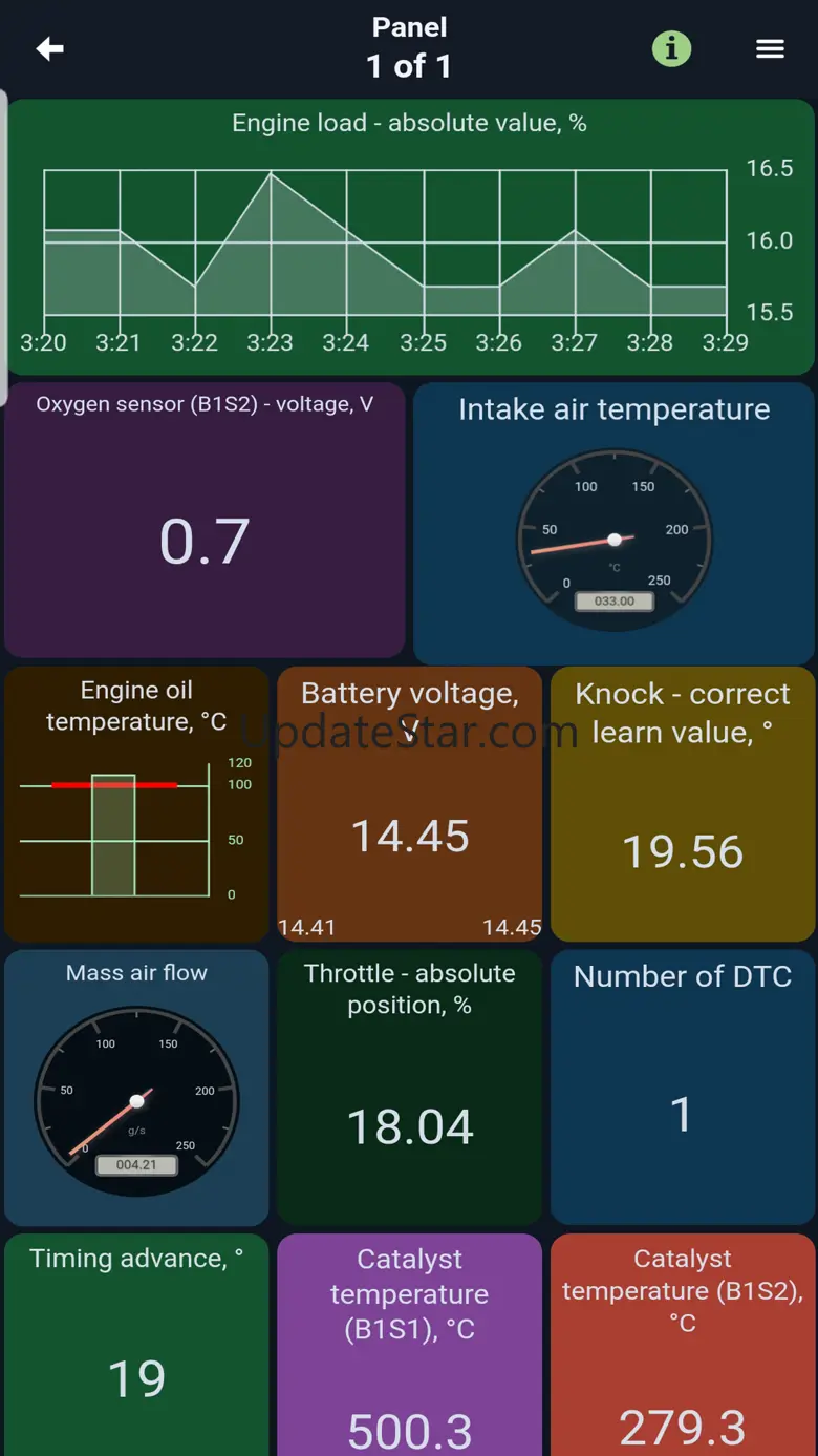 MotorData OBD ELM car scanner 1.27.02.1708