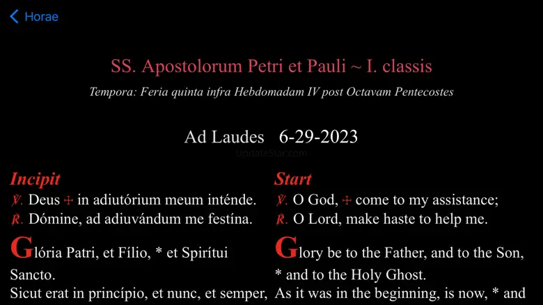 Breviarium Meum 1.9