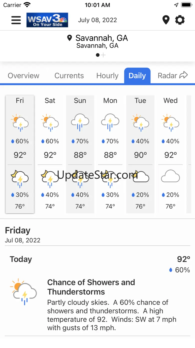 WSAV Weather Now 6.8.2
