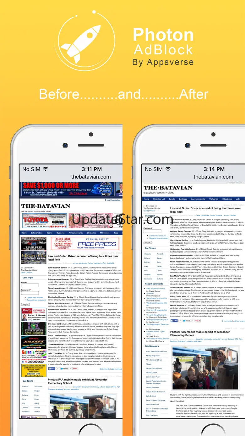 Photon Ad Blocker for Private Secret Browser App 2.0