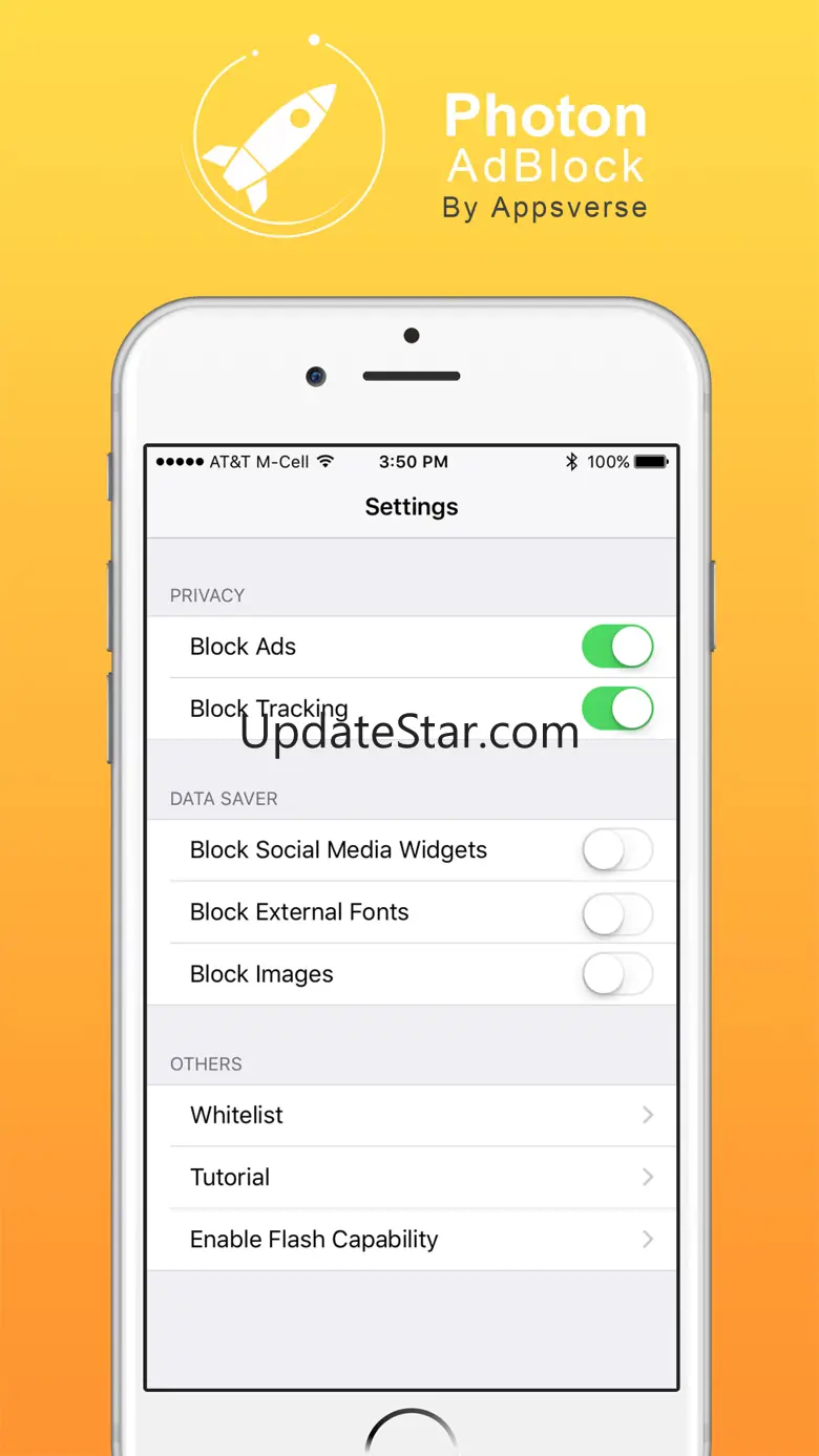 Photon Ad Blocker for Private Secret Browser App 2.0