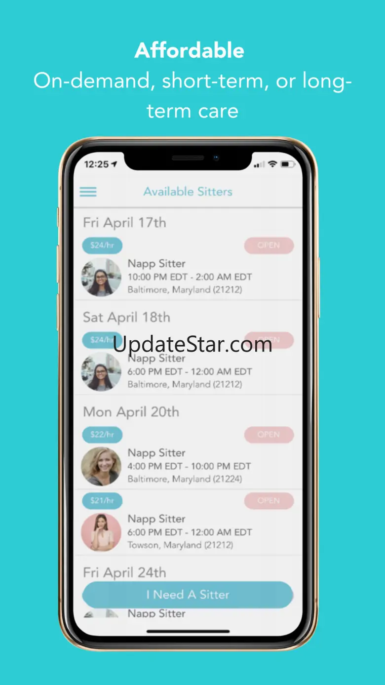 Napp - On Demand Sitters. 4.1
