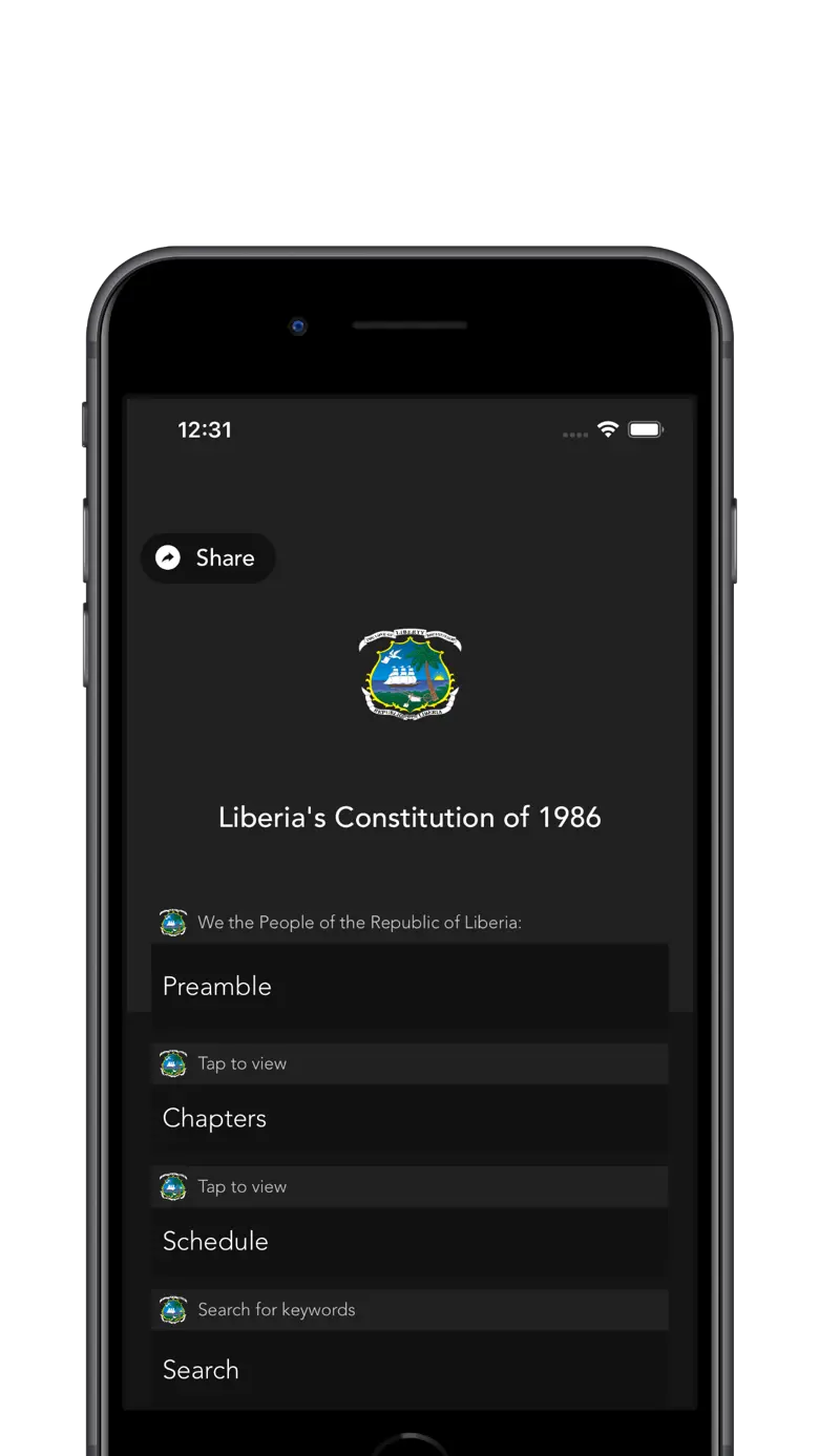 Liberia's Constitution 3.3.6