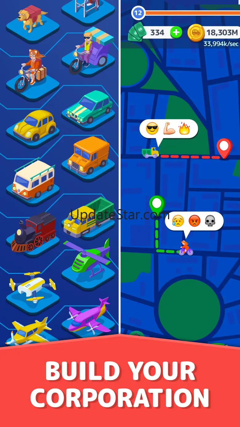 Delivery Corp: idle merge game 1.5
