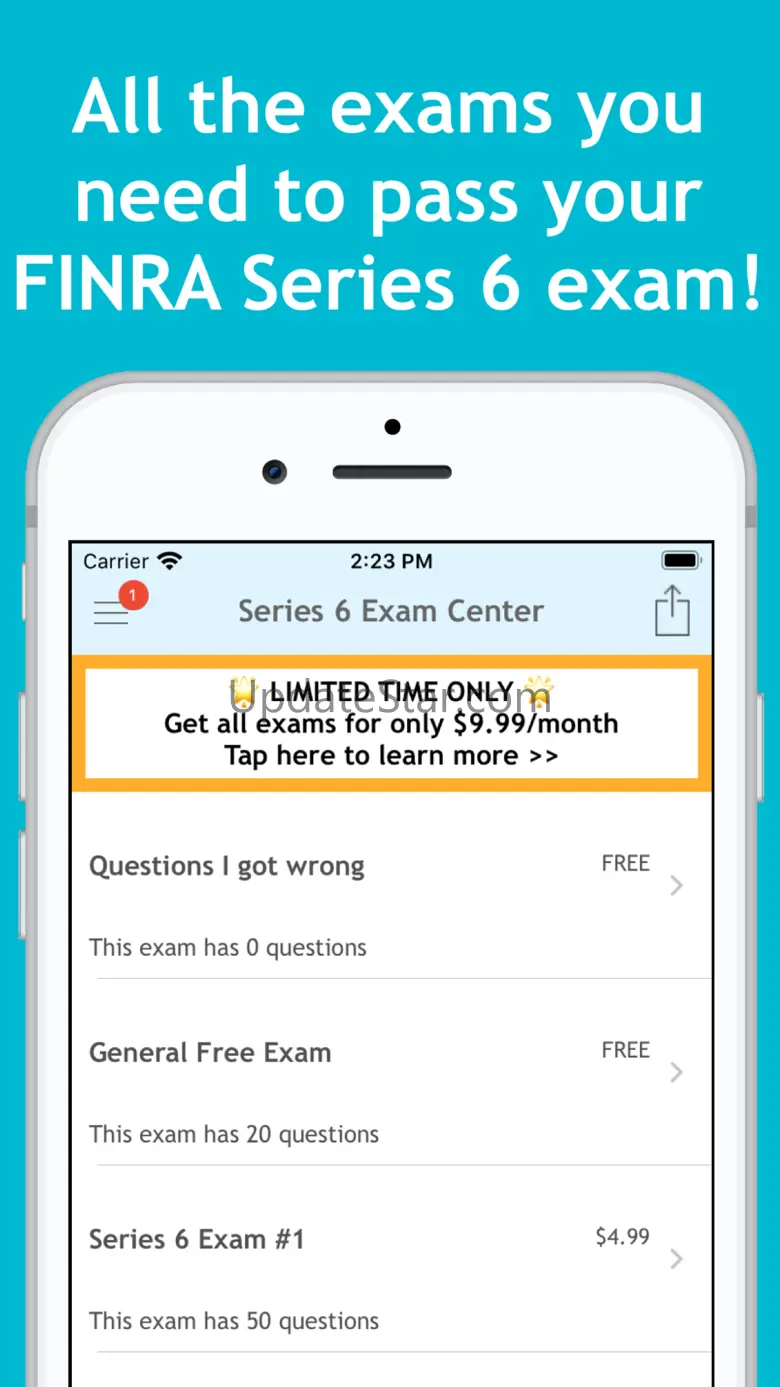 Series 6 Exam Center 1.3.0