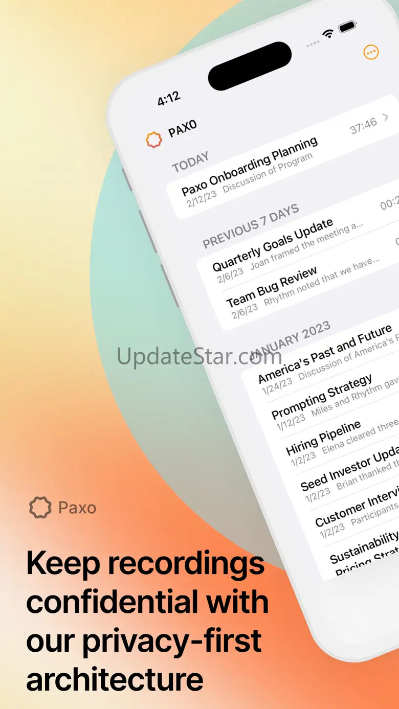 Paxo: AI Meeting Notes 1.5