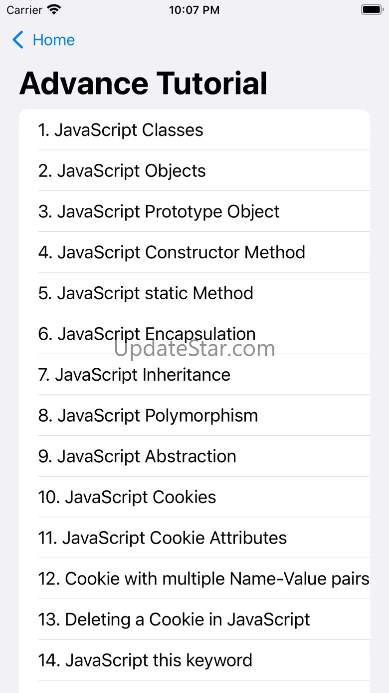 JavaScript Tutorial 1.7