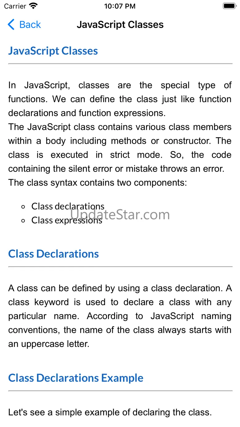 JavaScript Tutorial 1.7