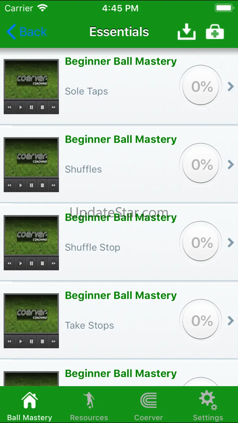 Coerver Soccer Skills at Home 2.1.2