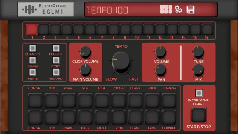 EGLM1 - Drum Machine 2.0.1