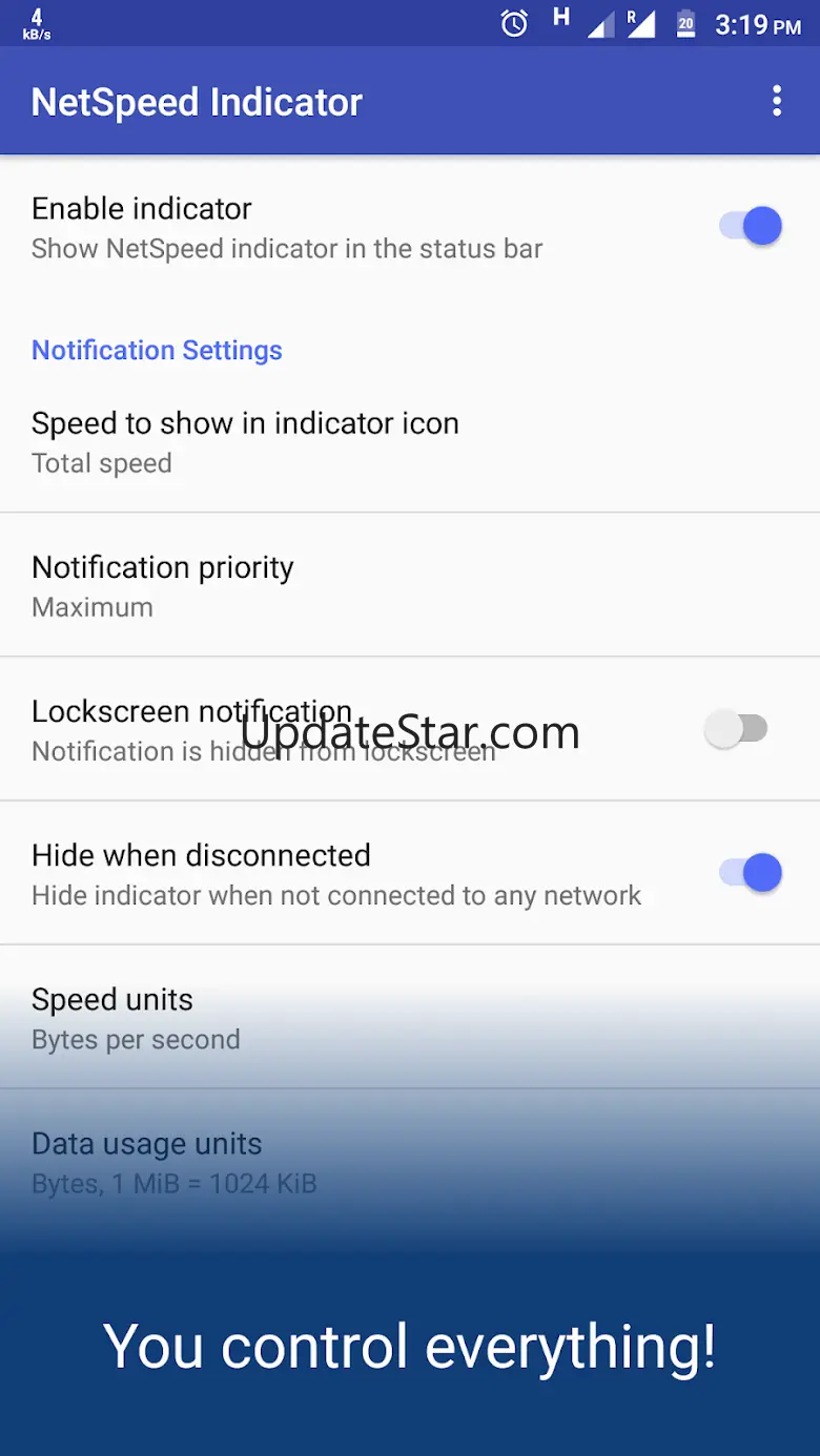 NetSpeed Indicator 1.10.0