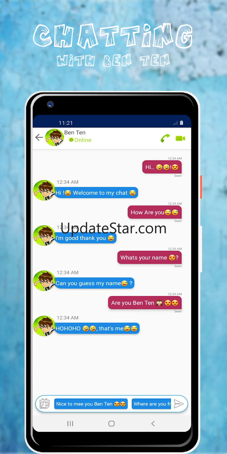 The Ben Ten Fake Video Call 3.2022.01.29