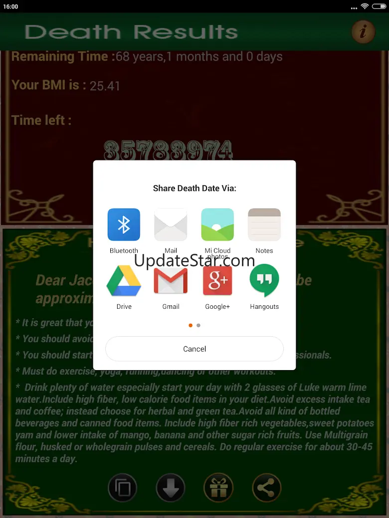 Death Date Calculator Clock Li 2.8