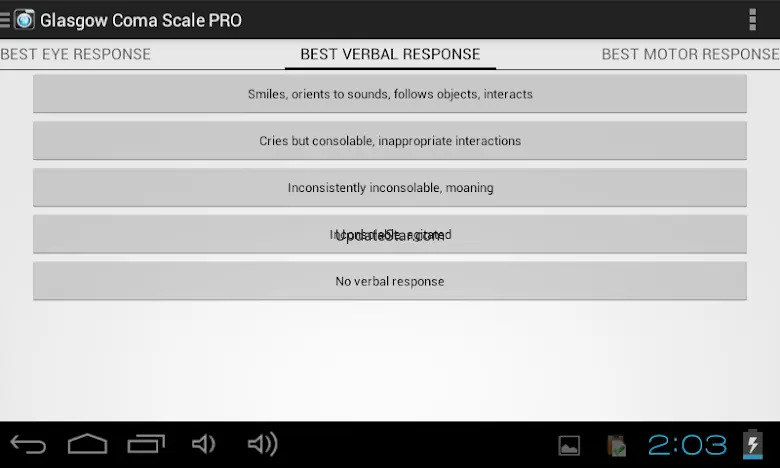 Glasgow Coma Scale 3.8
