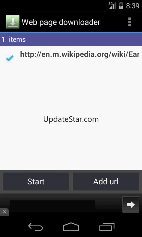 Web page downloader 0.985