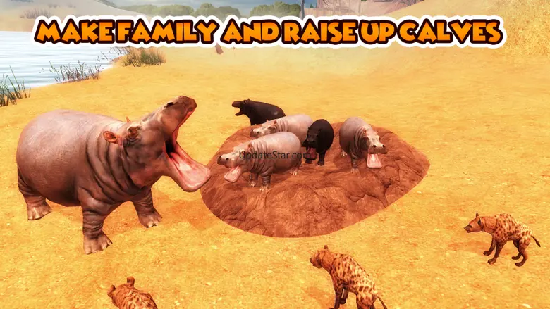 Hippo Wild Life Survival Simulator 3D 1.0