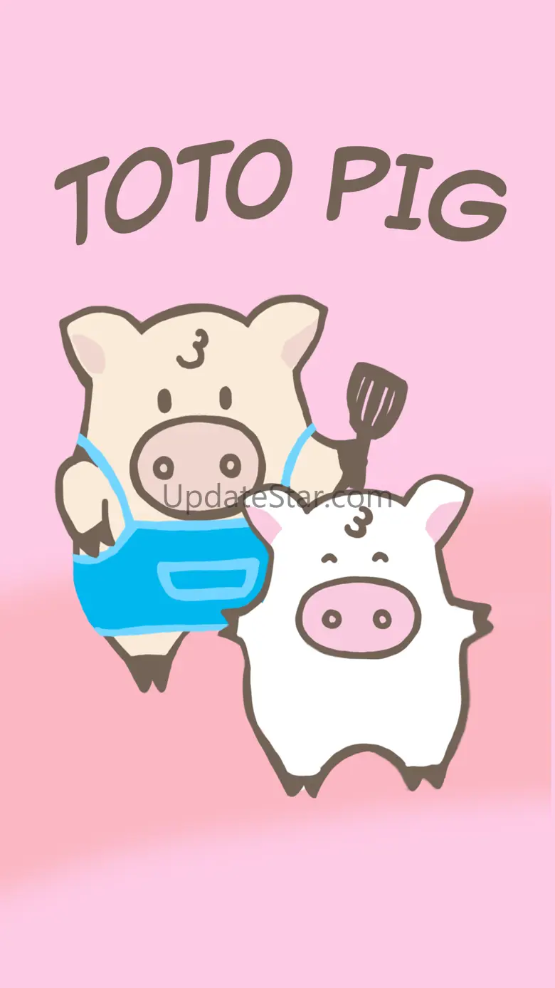 Toto Pig - Piglets Stickers 3.3
