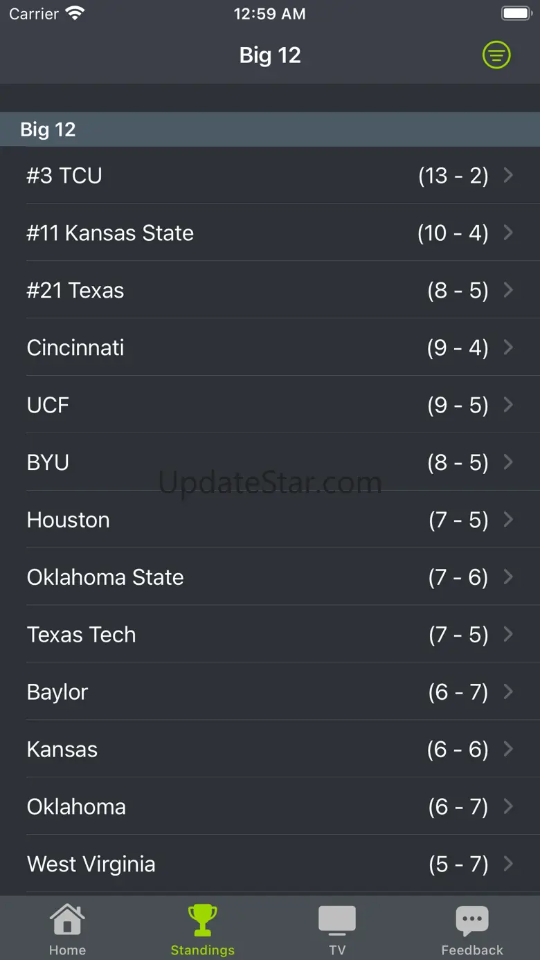 Oklahoma Football Schedules 5.2.0