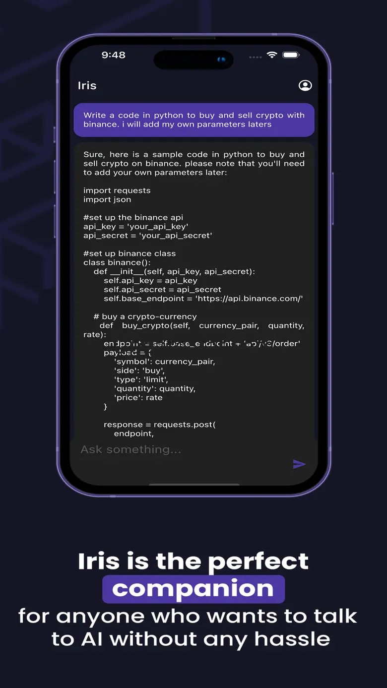 Iris AI - Chat with AI Chatbot 3.1