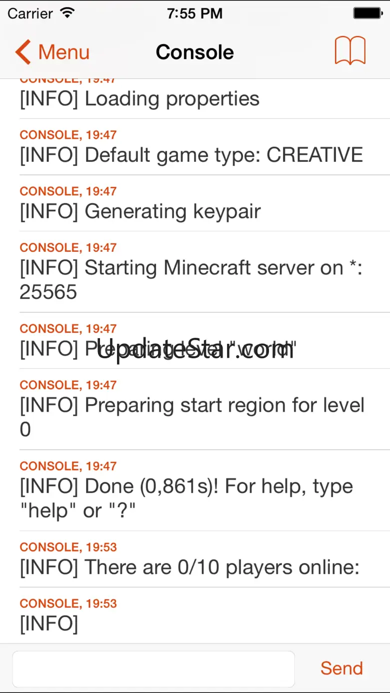 McMyAdmin Mobile for Minecraft Server Admins 2.5.7