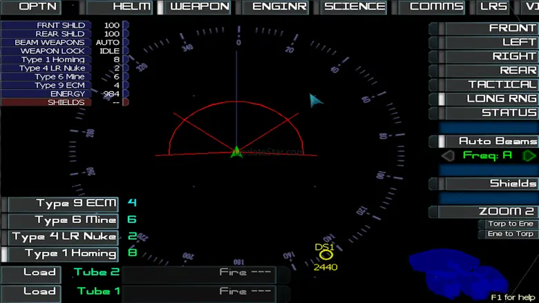 Artemis Spaceship Bridge Simulator