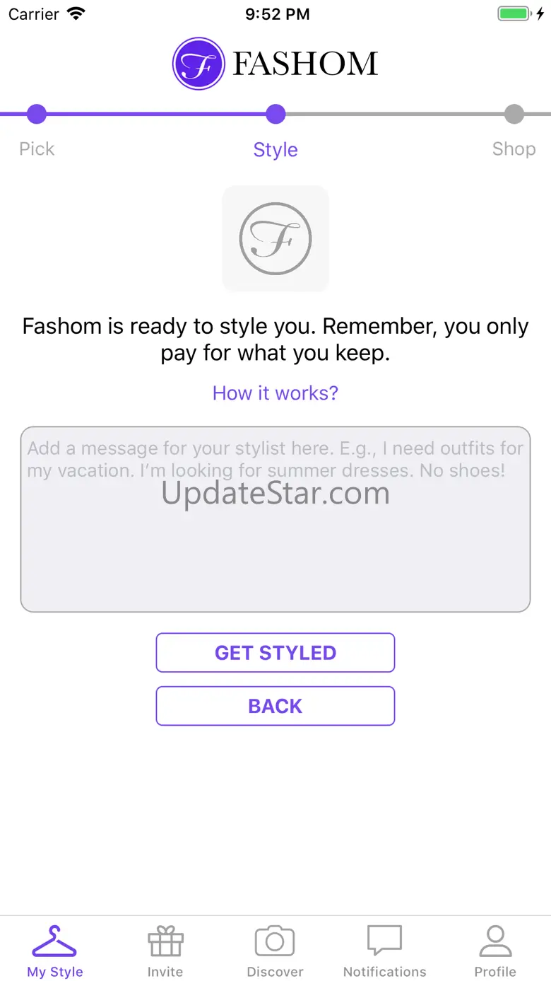 Fashom - Personal Styling App 10.10
