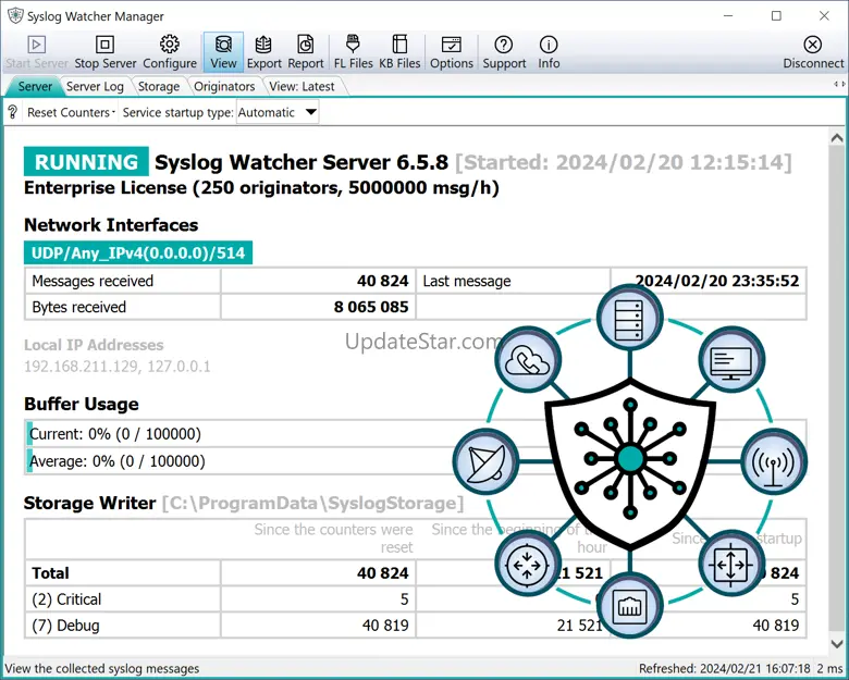 Syslog Watcher 6.5.8