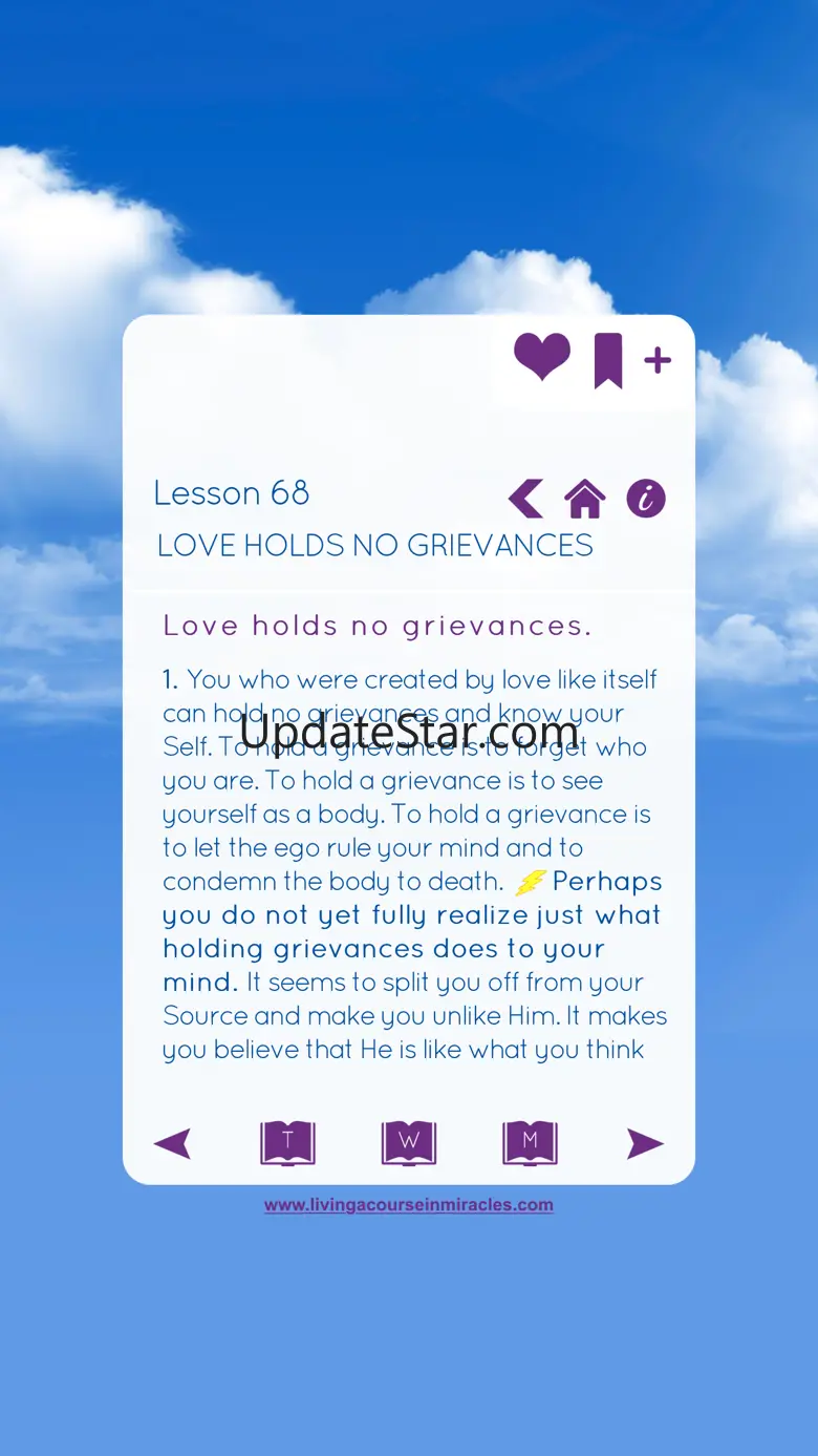 A Course in Miracles - ACIM App Deluxe Features 1.18