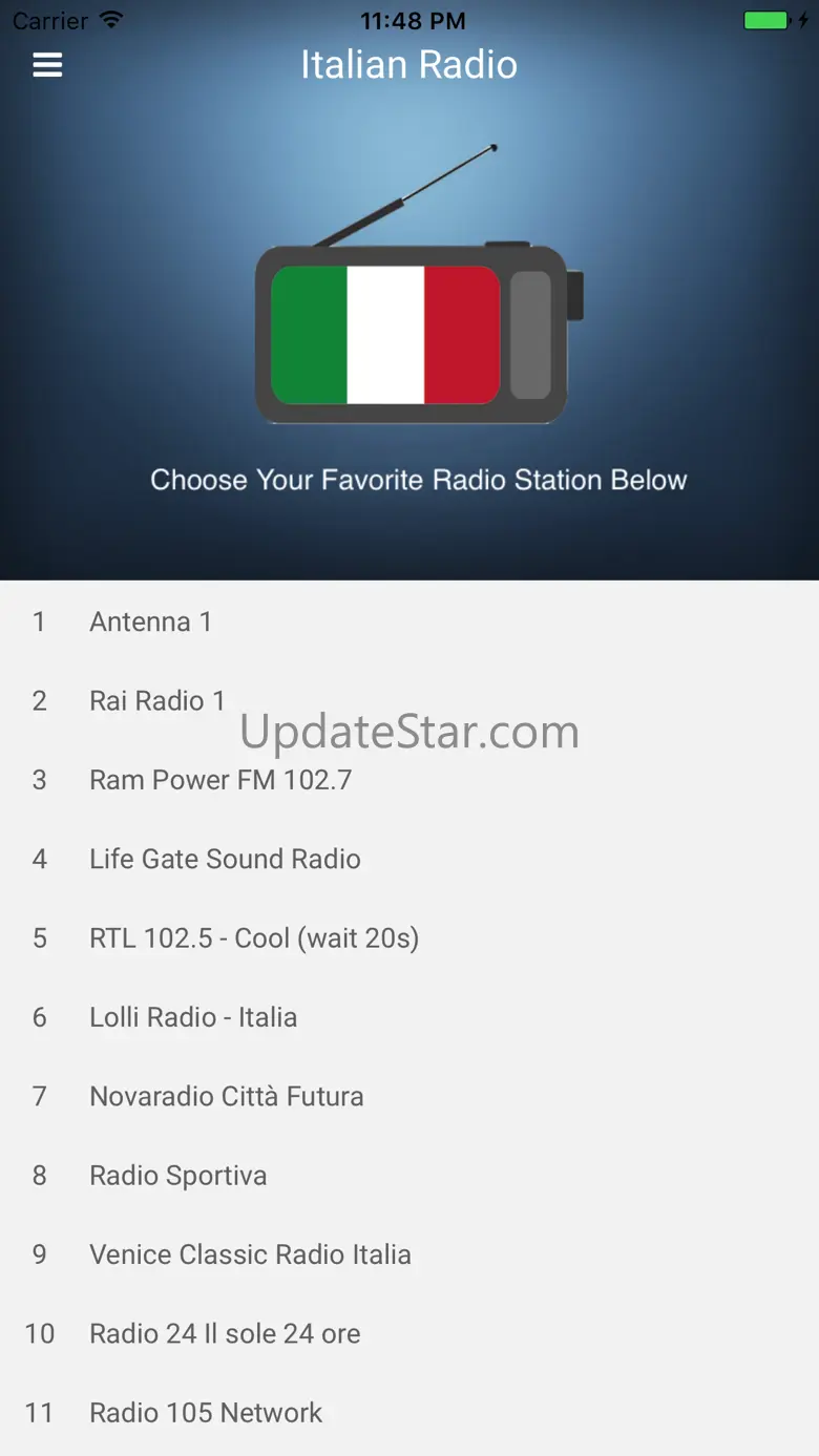 Italy Radio Station Italian FM 1.0