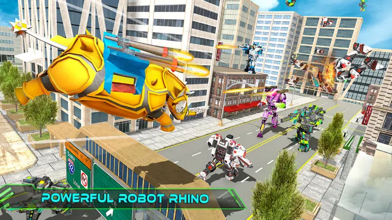 Rhino Robot War Car Transform 1.0