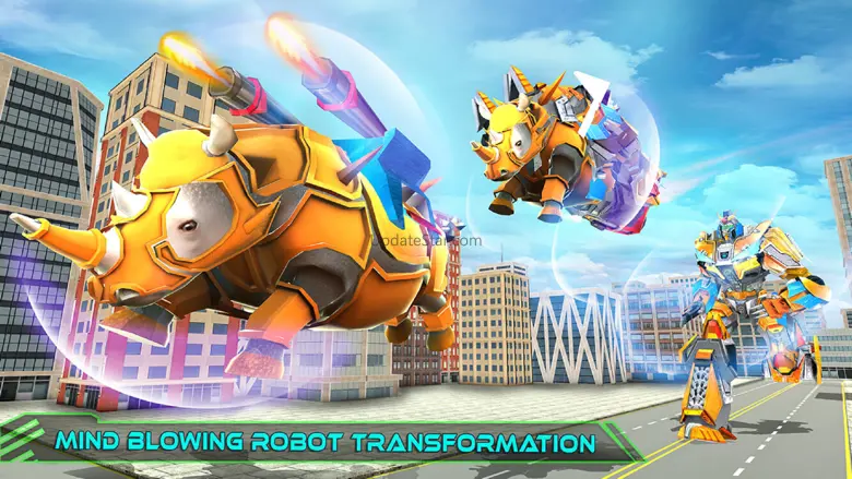 Rhino Robot War Car Transform 1.0