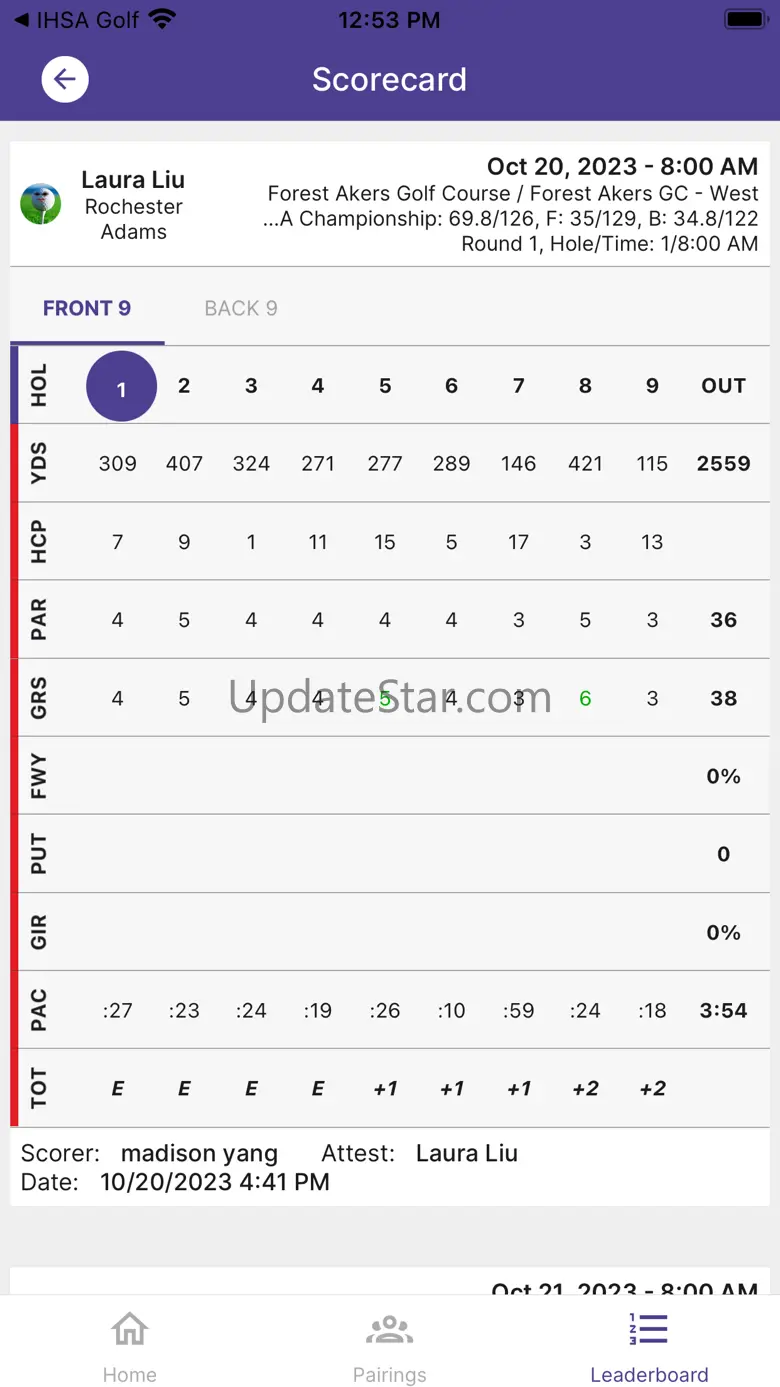 MHSAA Golf 3.2.0