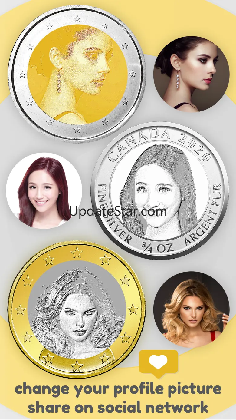 Face Coin - Profile Pic Maker 1.2