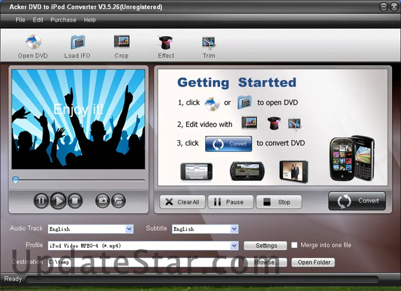 Acker DVD to iPod Converter 3.5.32