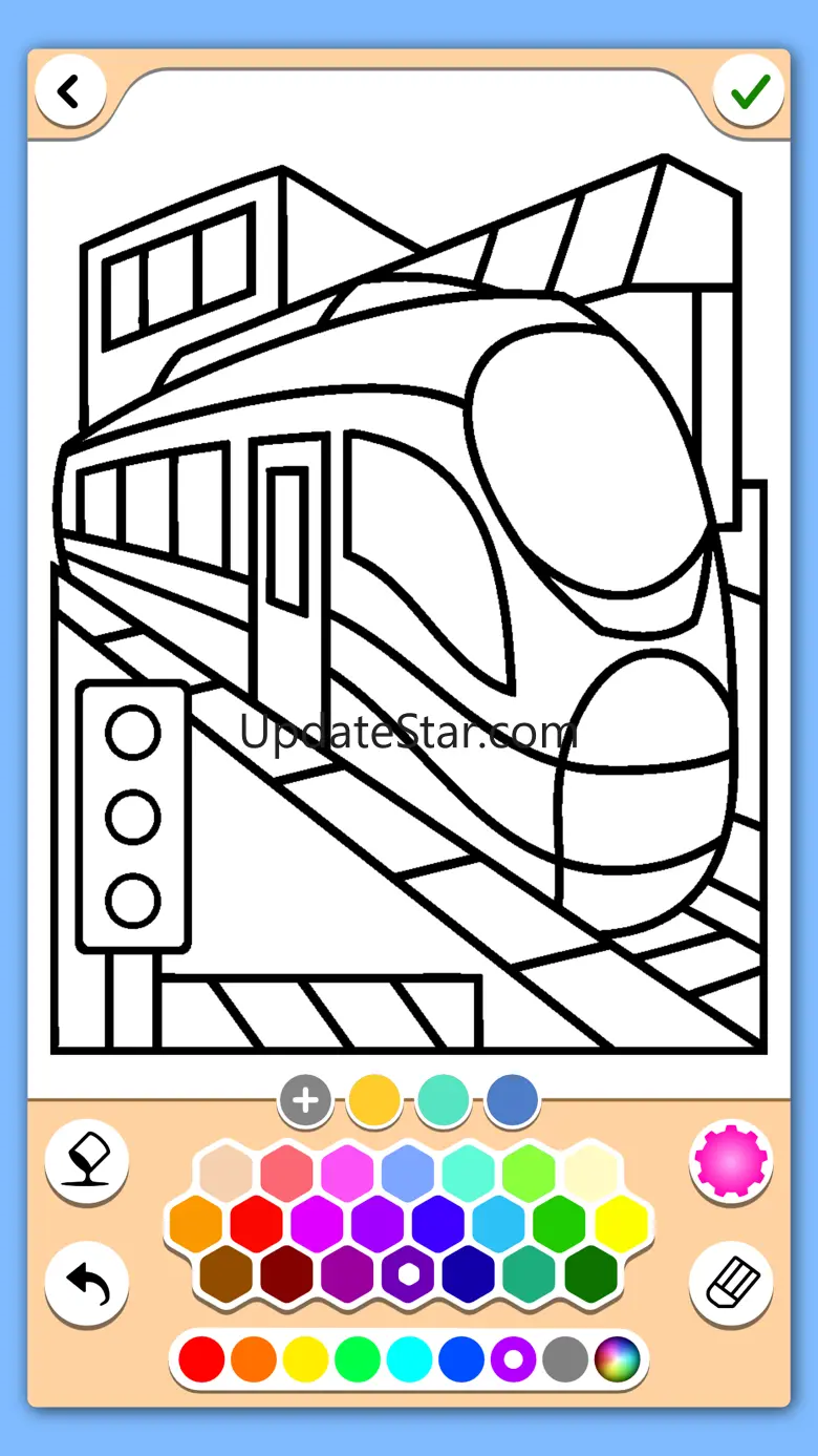 Trains coloring pages 17.1.4
