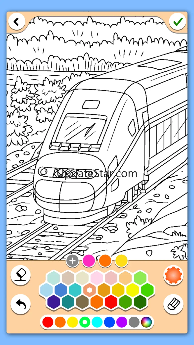 Trains coloring pages 17.1.4