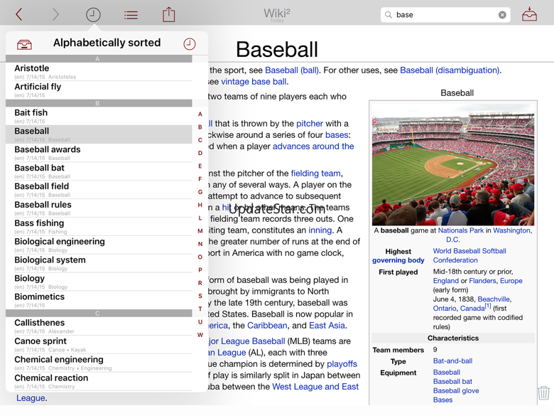 Wiki² - Wikipedia for iPad 2.4