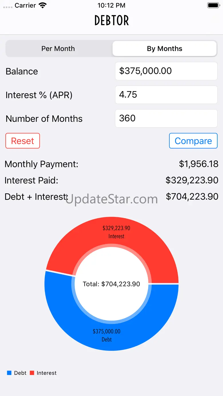 Debtor Debt Pay Off Calculator 1.9.3