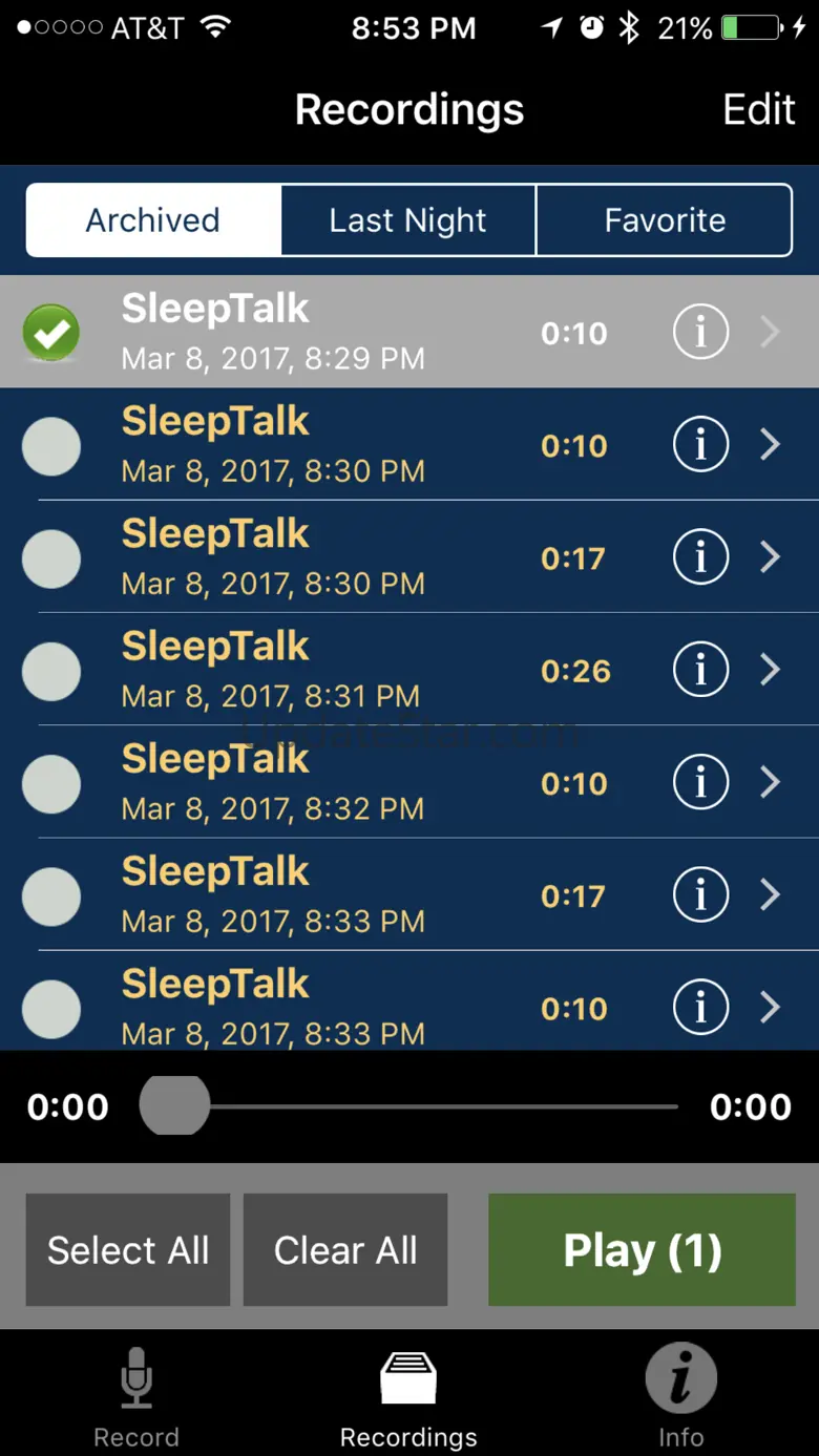 Do I Sleep Talk: Record snore and sleep talking 2.1.0