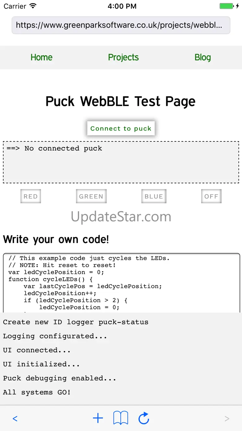 WebBLE 1.7.0