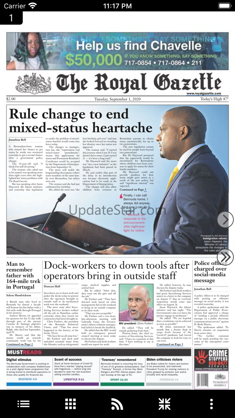 Royal Gazette eEdition 3.18.05