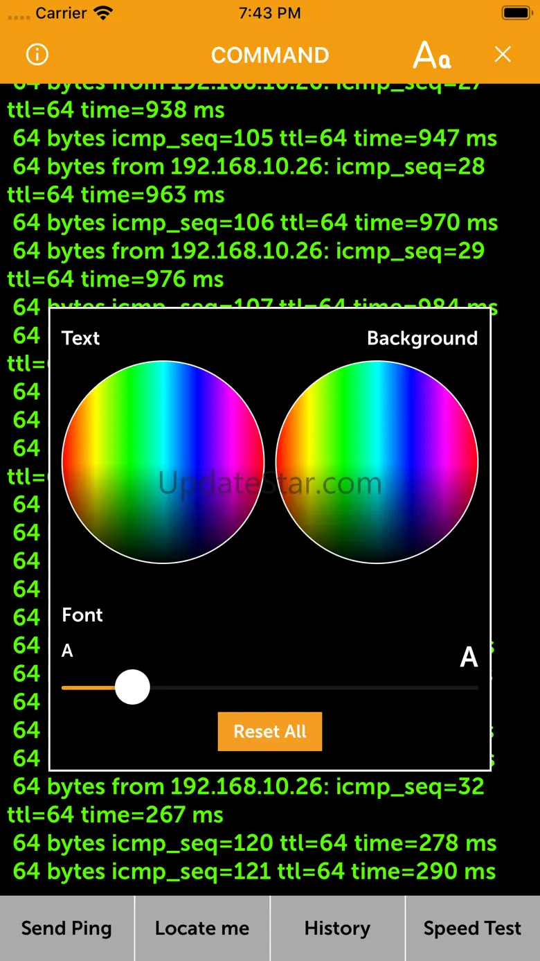 Cmd for iPhone - Ping & Speed 1.9
