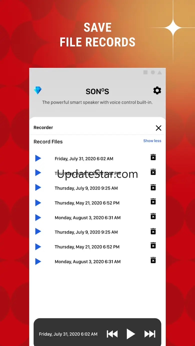 Sono S1, S2 Speaker Controller 3.6
