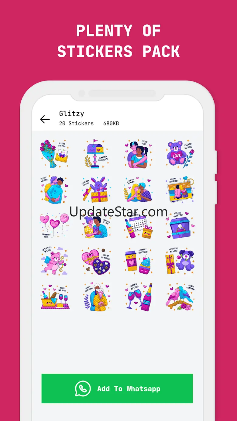 Love Stickers - WASticker 7.3