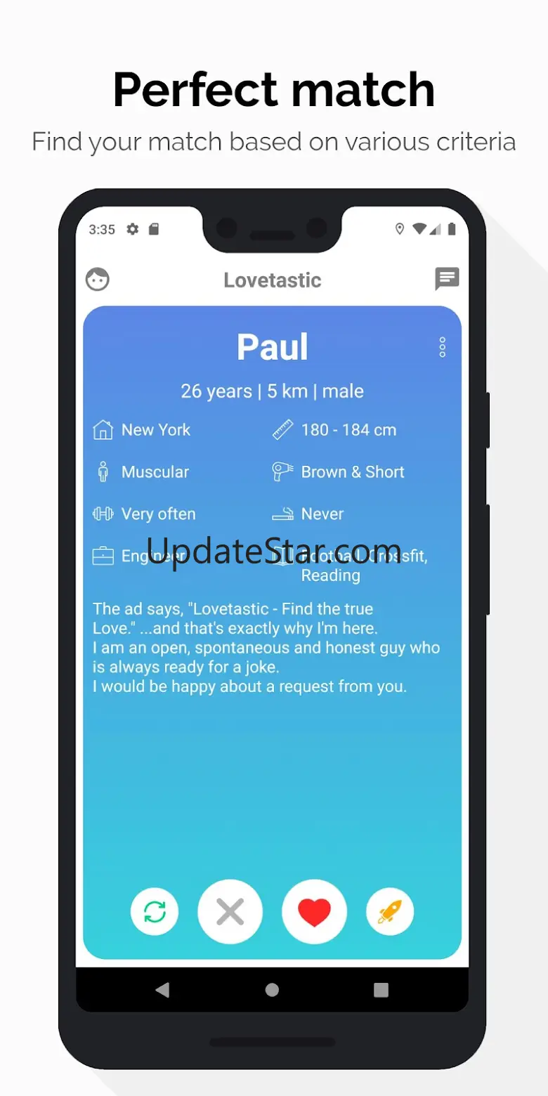 Lovetastic: Pictureless Dating 5.7