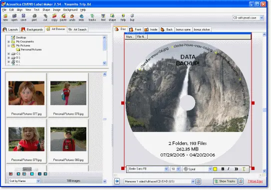 Acoustica CD/DVD Label Maker 3.33