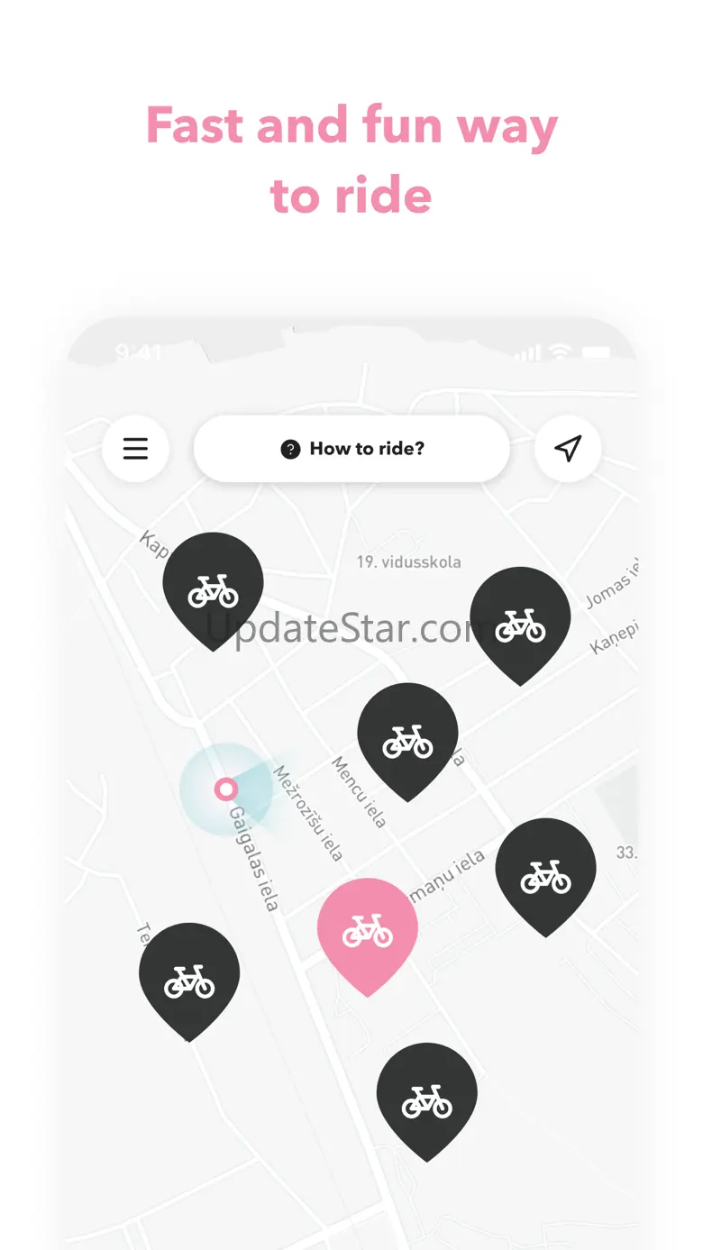 Pink Bike Sharing Bermuda 8.26