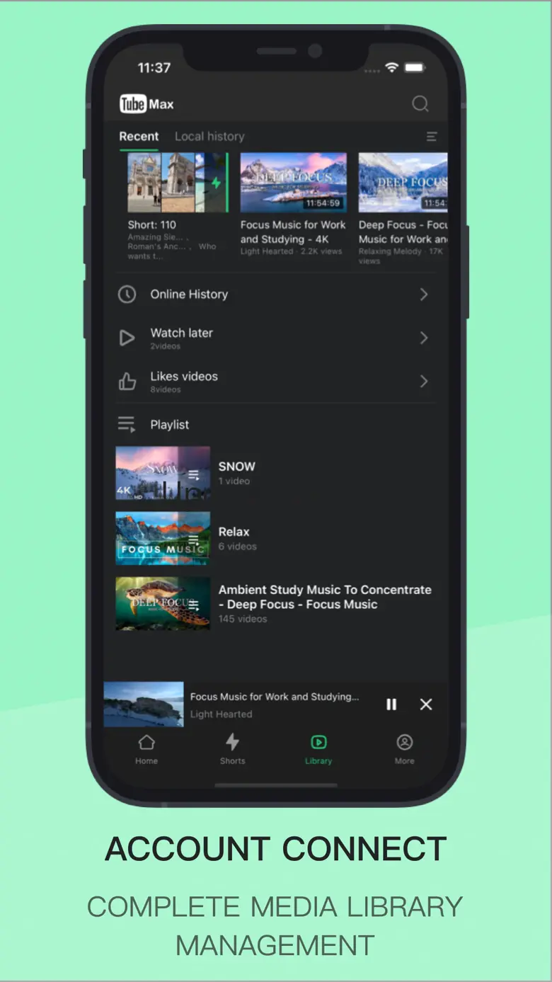 TubeMax:Video and Music Player 1.7.9