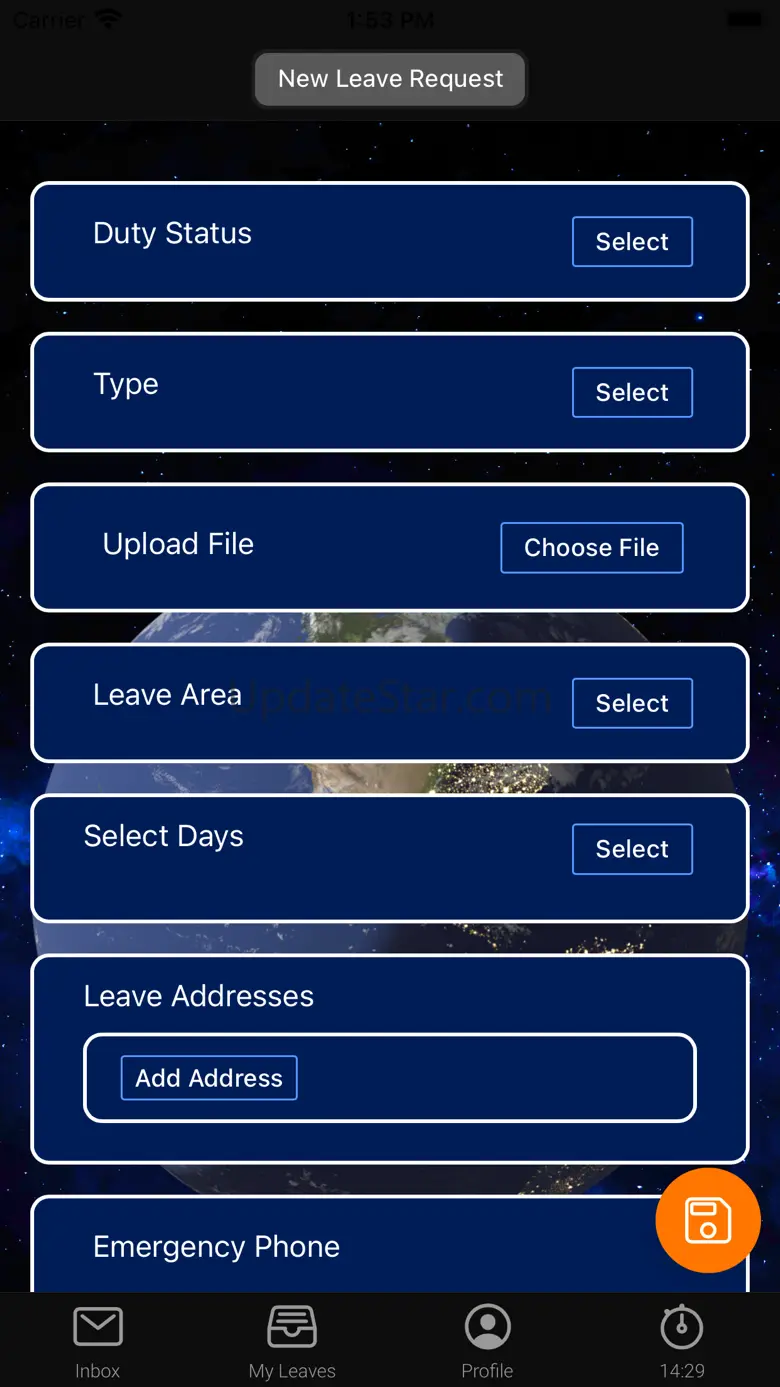 LeaveWeb Mobile 1.0.4